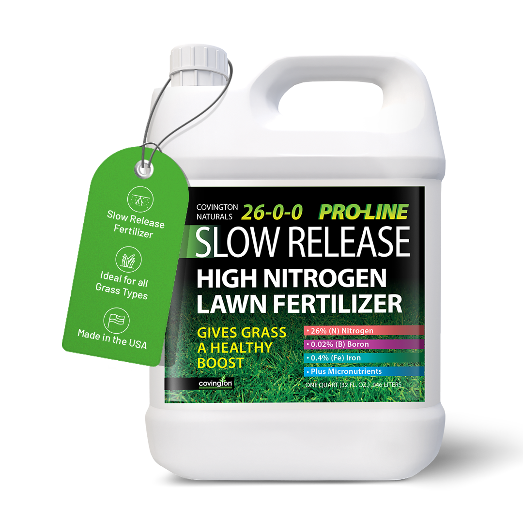 liquid nitrogen fertilizer for plants ProLine Slow Release High Nitrogen Fertilizer Plus Micronutrients 26-0-0 4 Gallons