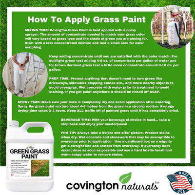 green grass spray paint
