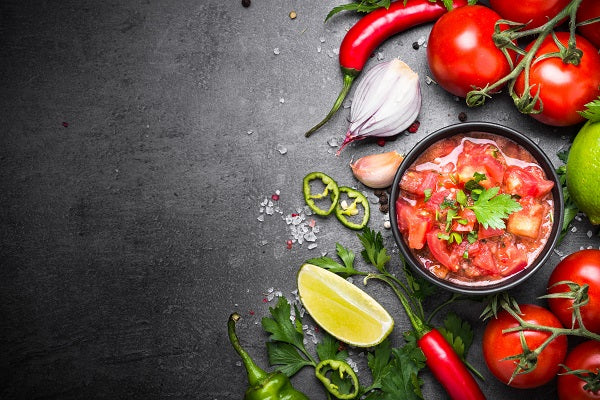Salsa and ingredients