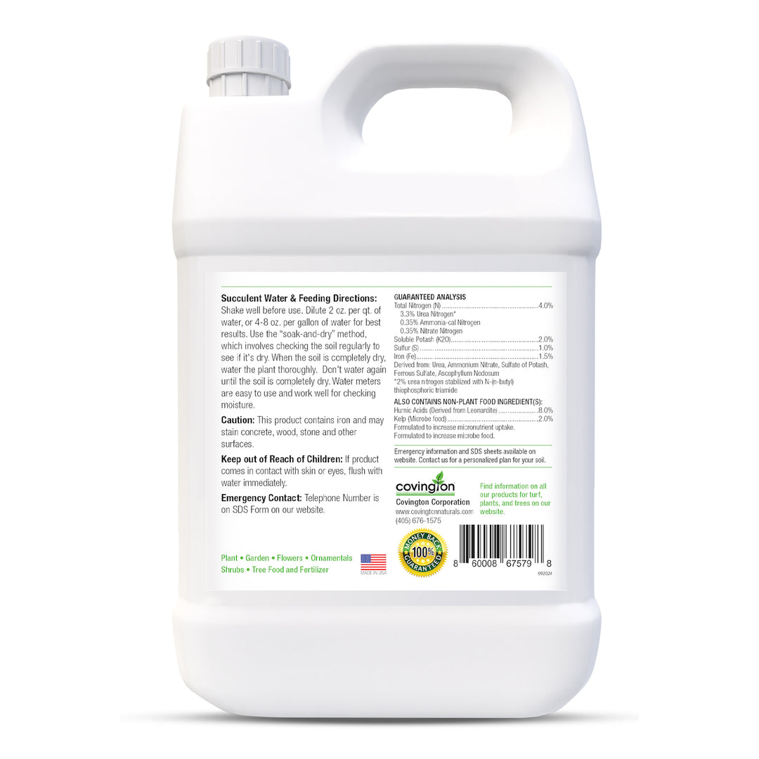 urea for succulents COVINGTON NATURALS Best Liquid Succulent Fertilizer – Indoor Outdoor Plant Food for All Types –– Slow Release Fertilizer – Liquid Plant Food