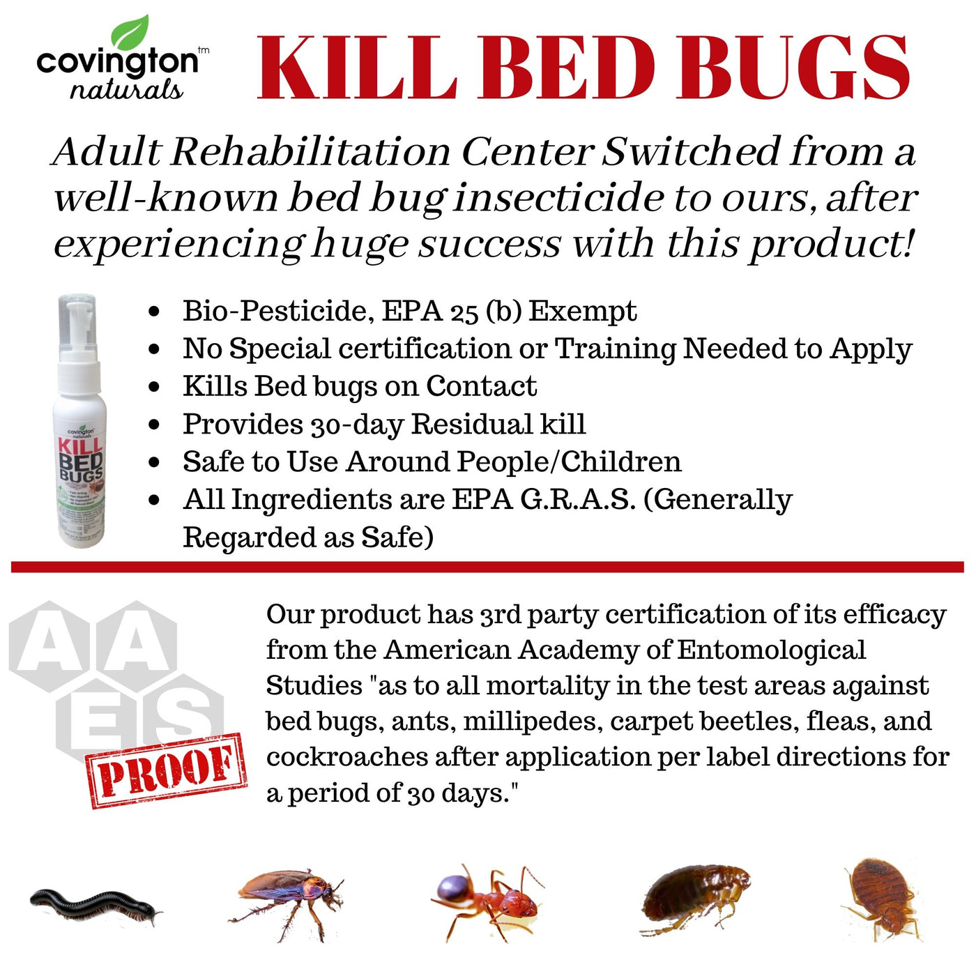 Bed Bug Spray Testing