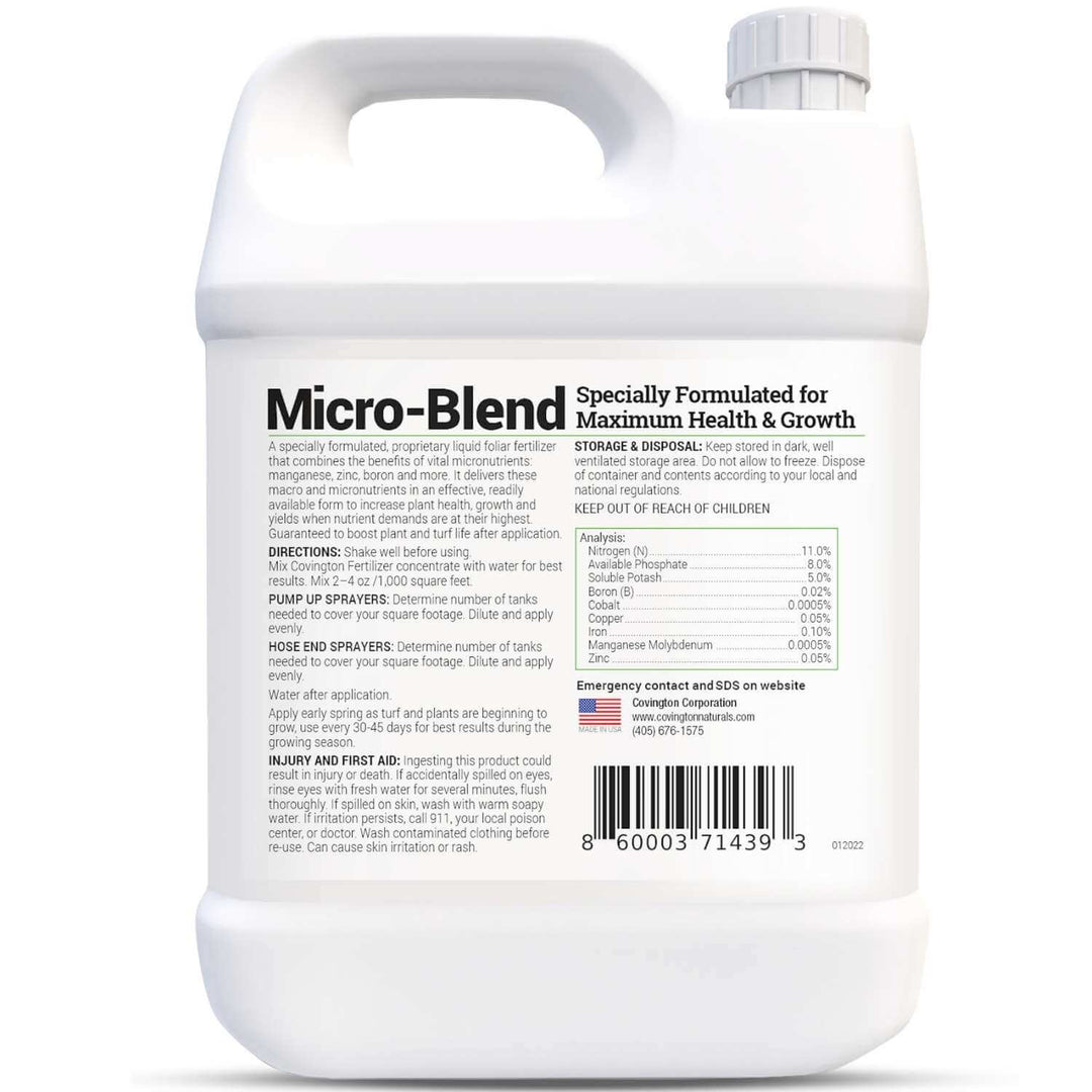 micronutrients fertilizer for plants Micronutrient Lawn Food Growth Booster Nutrients for Plants and Turf –  Covington Naturals